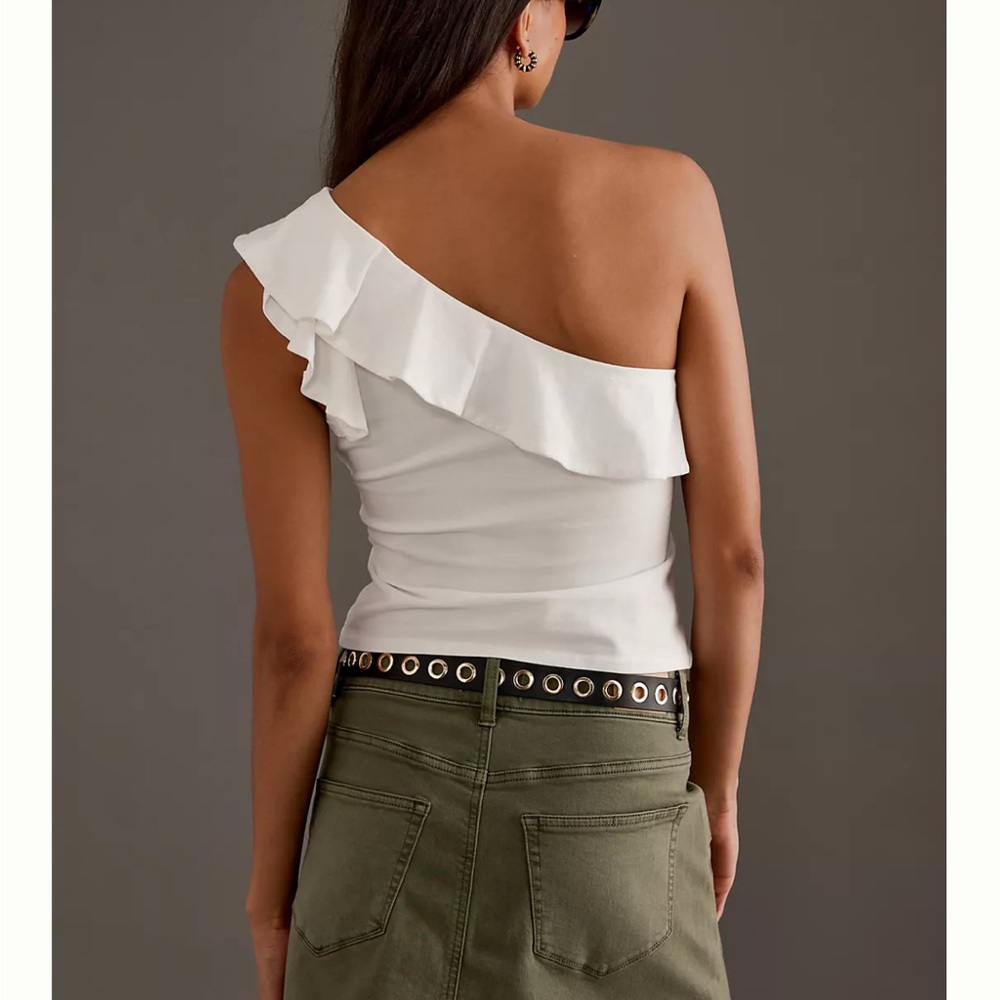 Maeve One-Shoulder Ruffled Top - Picture 4 of 4